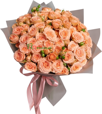 Букет «Нежная изысканность» из пионовидных роз