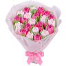 Съедобный букет из зефира «Вау-Тюльпан»